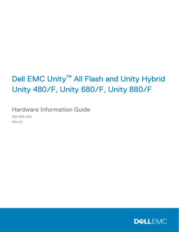 Dell EMC Unity 680, Unity 880 Hardware Information Manual | Manualzz