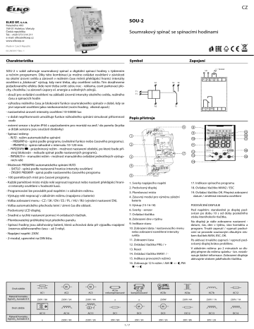 Elko SOU-2 Manual | Manualzz