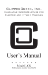 ClipperCreek LCS Series, LCS-15, LCS-20, LCS-25, LCS-30 User Manual