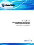 Cavium FastLinQ 3400 Series, FastLinQ 8400 Series User Manual