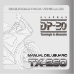 DP-20 TX-260 Manual de usuario