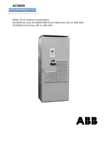 ABB ACS800-04, ACS800-04M, ACS800-U4 Installation Manual | Manualzz