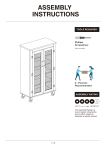 Furniture of America YNJ-1472C6 Assembly Instructions Manual