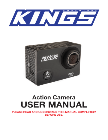 Adventure Kings Action Camera User Manual | Manualzz