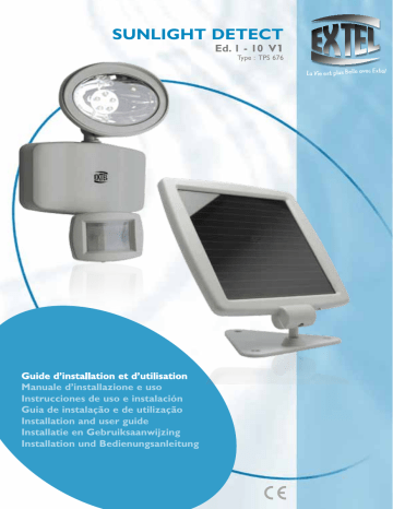 Extel SUNLIGHT DETECT Installation And User Manual | Manualzz