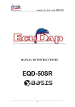 EcuDap EQD-50SR xbasis Manual de usuario