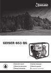 Glasswelt GARLAND GEISER 653 QG Instruction Manual