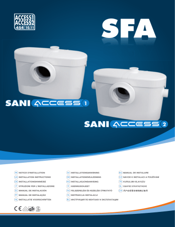 SFA SANIACCESS 1, SANIACCESS 2 Installationshinweise | Manualzz