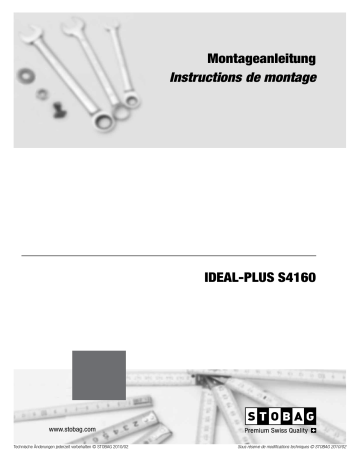 Stobag IDEAL-PLUS S4160 Montageanleitung | Manualzz