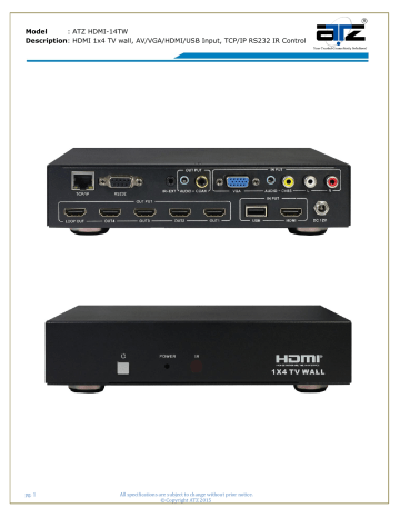 ATZ HDMI-14TW Manual | Manualzz