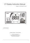 Das-Kit C7 E-bike Display Manual | AI Chat &amp; PDF Download