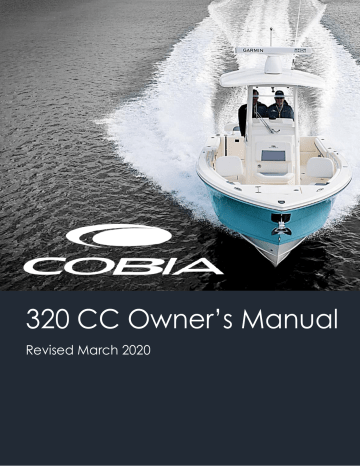 COBIA 320 CC Owner's Manual | Manualzz