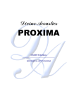 Divine Acoustics PROXIMA Owner's Manual