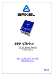 Arkel ADrive VVVF User Manual