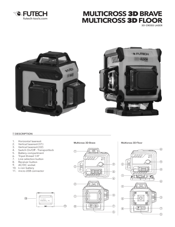 Futech MULTICROSS 3D BRAVE Manual | Manualzz