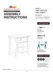 Furniture of America YNJ-1414-6 Assembly Instructions Manual