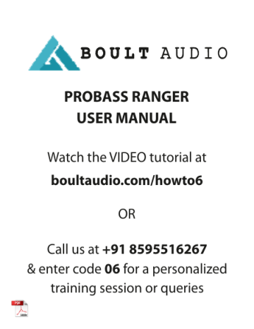 Boult audio cheap probass user manual