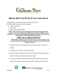 Denver Tent Company The Colorado Tent Maroon Bell Set Up &amp; Care Instructions