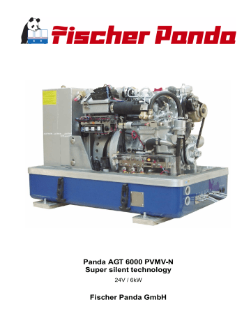 Fischer Panda AGT 6000 PVMV-N Manual | Manualzz