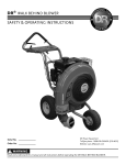 DR Blower Premier, Pro, Pro-XL Manual | AI &amp; PDF