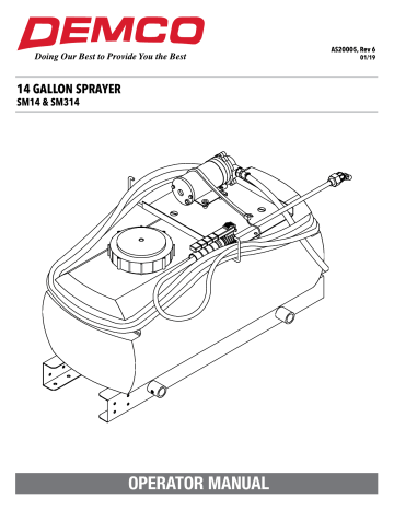Demco SM14, SM314 Operator's Manual | Manualzz