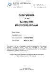 Evektor SportStar MAX Manual | AI Chat &amp; PDF Download