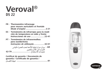Hartmann Veroval DS 22 Mode d'emploi | Manualzz