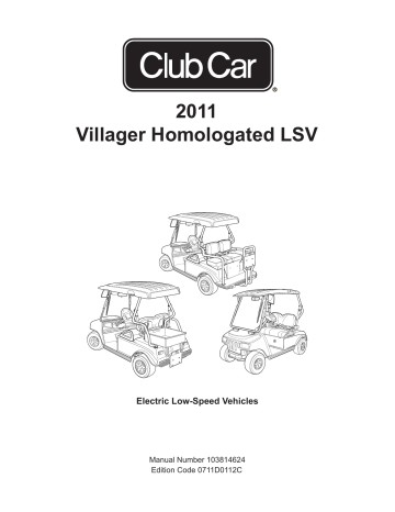 Club Car Villager Homologated Lsv Manual 