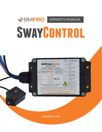 BMPRO SwayControl Owner’s Manual | Manualzz