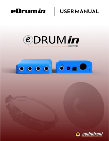 Audiofront eDRUMin User Manual | Manualzz