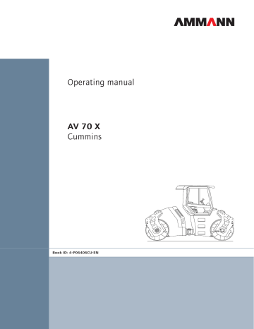 Ammann AV 70 X Operating Manual | Manualzz