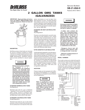 DeVilbiss SB-21-058-H Manual | Manualzz