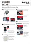 D3-P K1 Switch D3-P K1 - Mounting instructions