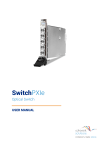 Coherent Solutions SwitchPXIe-1004, SwitchPXIe-1009 User Manual