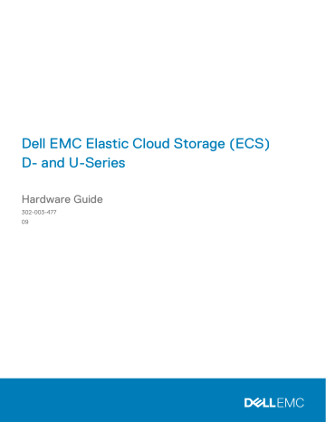 Dell EMC ECS D4500, ECS D5600, ECS U300, ECS U700 Hardware Manual | Manualzz