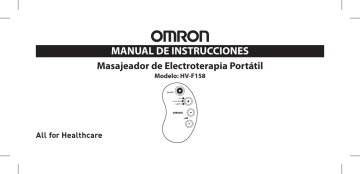 Omron HV-F158 Manual de usuario | Manualzz