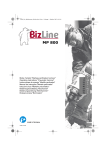 BizLine MP 800 Operating Instructions Manual