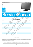Adelpia TGL2260A Service Manual