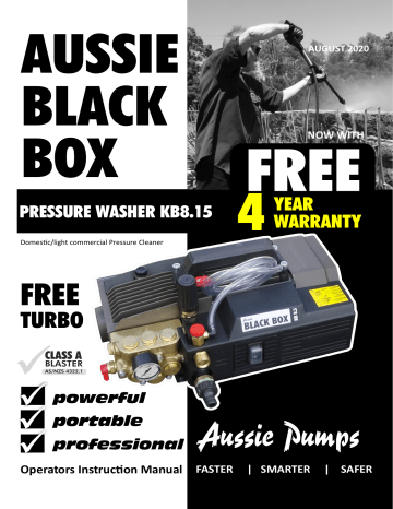 Aussie Pumps Aussie Black Box KB8.15 Operator's Instruction Manual | Manualzz
