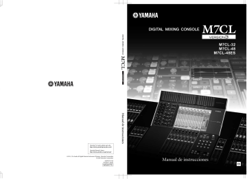 Yamaha M7CL-48ES Manual de usuario | Manualzz