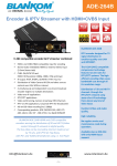 Blankom ADE-264B Quick Start Manual