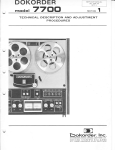 Dokorder 7700 Service Manual