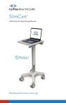 Capsa Healthcare SlimCart Assembly &amp; Operating Manual