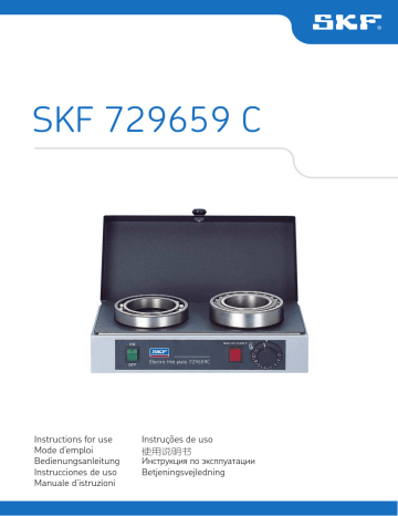 SKF 729659 C Instrucciones De Uso | Manualzz