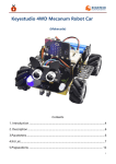 Keyestudio 4WD Mecanum Robot Car Manual | AI Chat &amp; PDF
