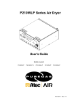 Altec AIR Puregas P210WLP Series User Manual