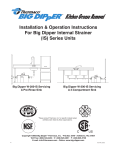 Thermaco Big Dipper W-200-IS Installation &amp; Operation Instructions