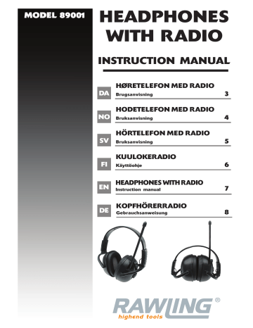 Rawling 89001 instruction manual | Manualzz