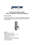 PreCise WTS-01 Installation And Operation Manual