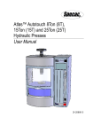 Specac Atlas Power 15Ton User Manual - Download &amp; Read Online